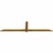 Ekena Millwork Eugene Rough Sawn Timber Gable Bracket, Western Red Cedar, 96"W x 24"H x 2"D x 4"F, 6/12 Pitch GBW096X24X0204EUG00RWR - alternate 2